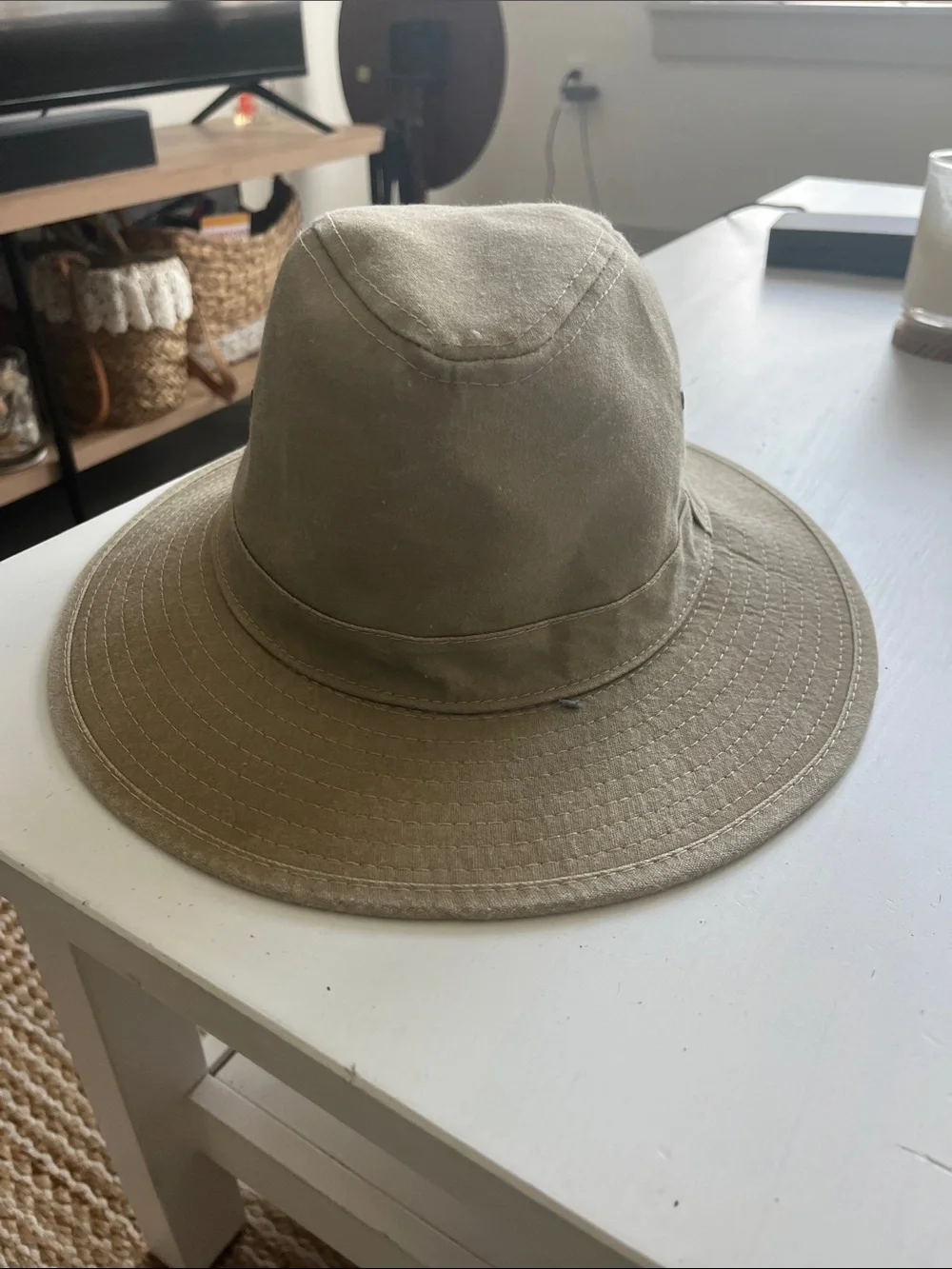 Dorfman Hat Company Rondavel Khaki NWT Large